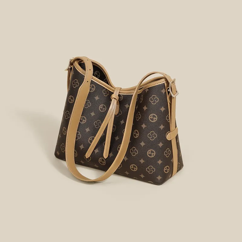 Bullrun Synthetic Leather Shoulder Bag Women's Coffee-2