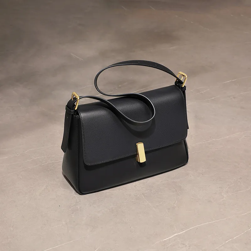 Bullrun Synthetic Leather Shoulder Bag, Crossbody Bag Women's Black-2