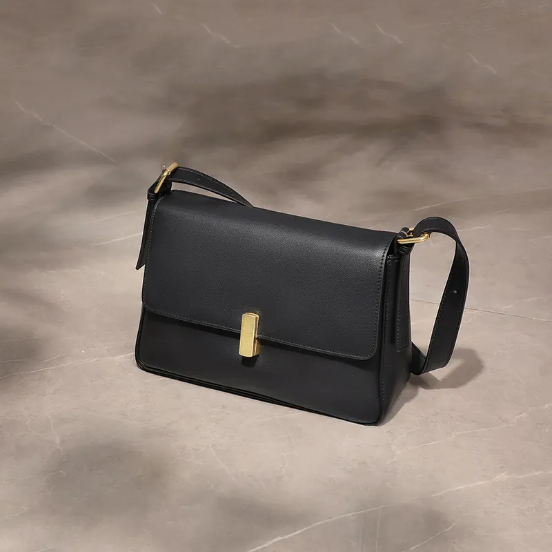 Bullrun Synthetic Leather Shoulder Bag, Crossbody Bag Women's Black-4