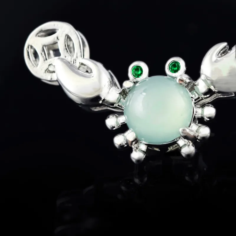 CUIYURIJI Ice Glutinous Jadeite Necklaces Women's-3
