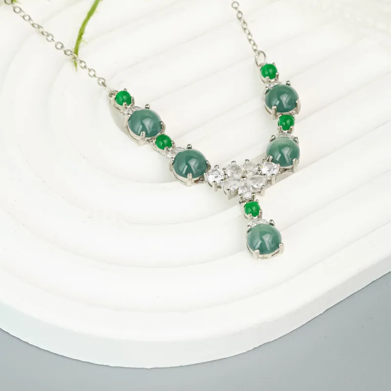 CUIYURIJI Ice Glutinous Necklaces Women's-4