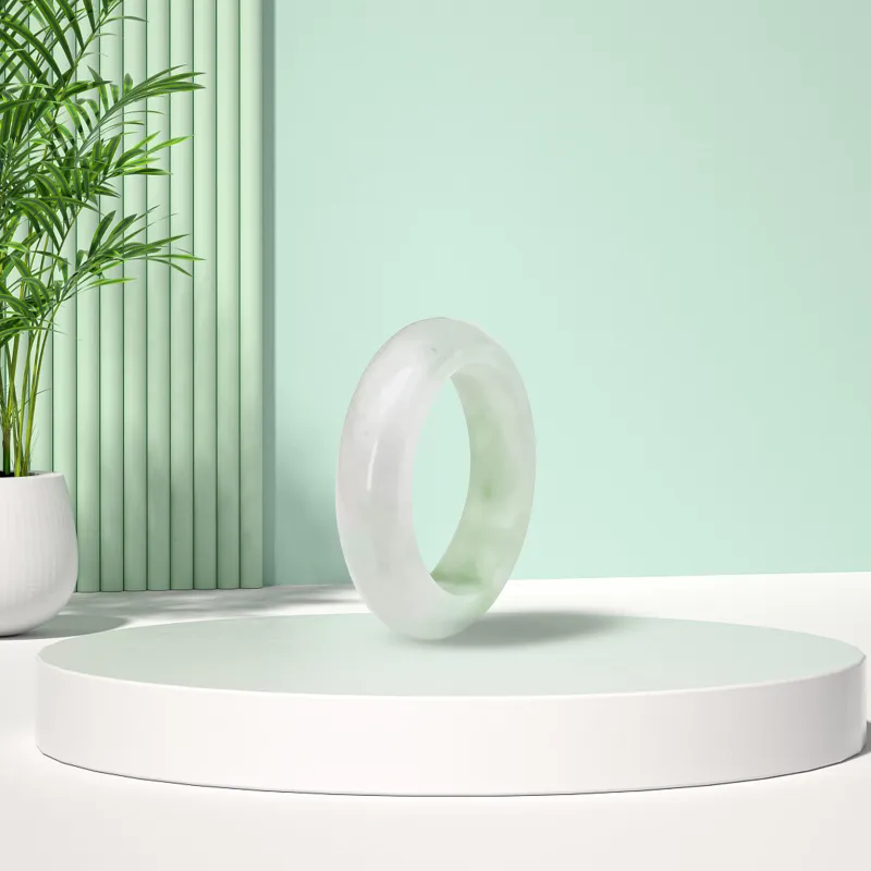 CUIYURIJI Glutinous Jade Jadeite Rings Unisex-4