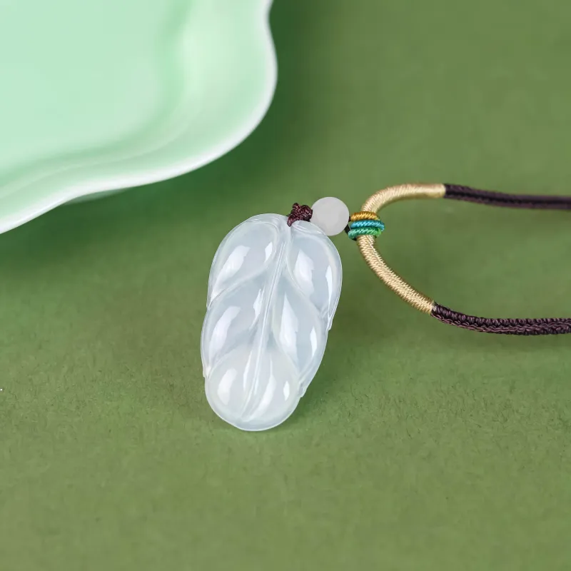 CUIYURIJI Glutinous Jade Necklaces Women's-3
