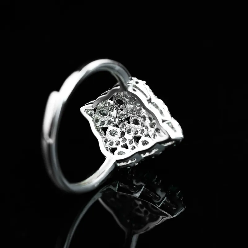 CUIYURIJI Ice Glutinous Jadeite Rings Women's-4