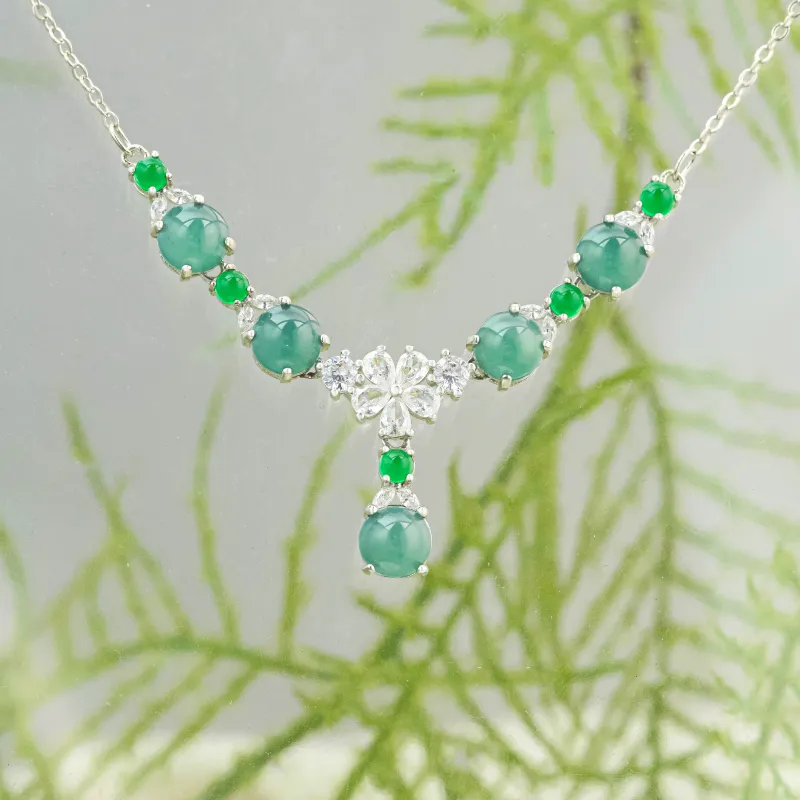 CUIYURIJI Ice Glutinous Necklaces Women's-3