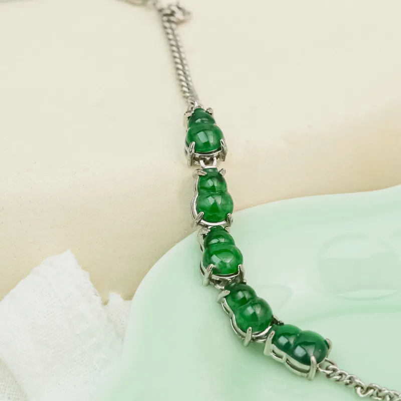 CUIYURIJI Ice Glutinous Jadeite Bracelets Women's-1