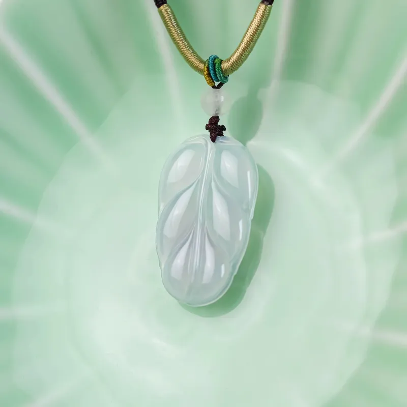 CUIYURIJI Glutinous Jade Necklaces Women's-6