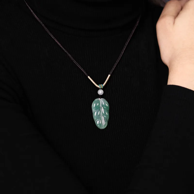 CUIYURIJI Glutinous Jade Necklaces Women's-2