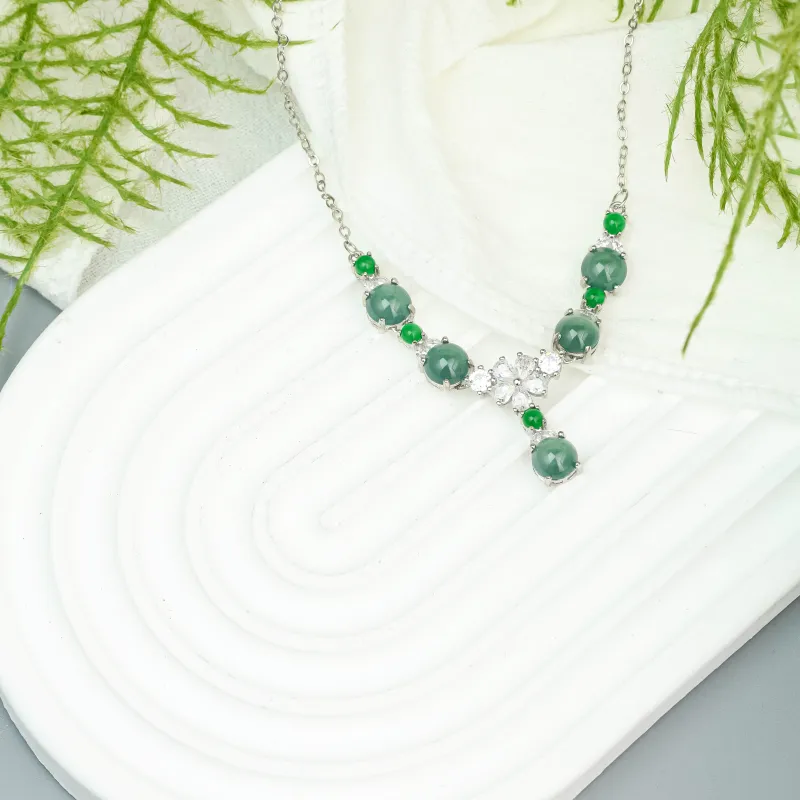 CUIYURIJI Ice Glutinous Necklaces Women's-6