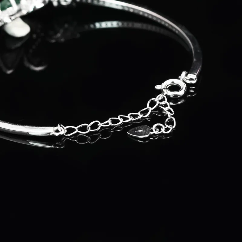 CUIYURIJI Ice Glutinous Jadeite Bracelets Women's-2