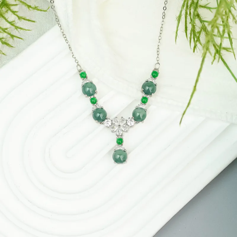 CUIYURIJI Ice Glutinous Necklaces Women's-1