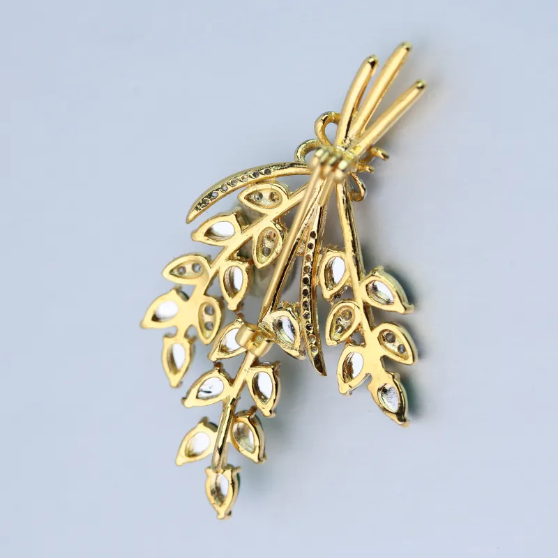 CUIYURIJI Ice Glutinous Jadeite Brooches Unisex-4