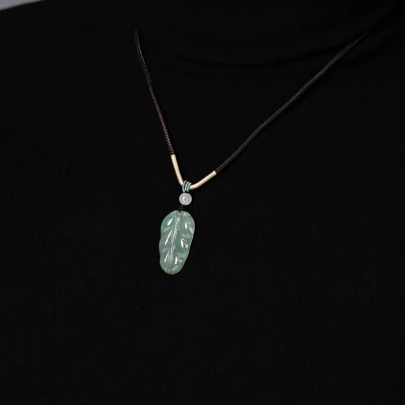 CUIYURIJI Glutinous Jade Jadeite Necklaces Women's-3