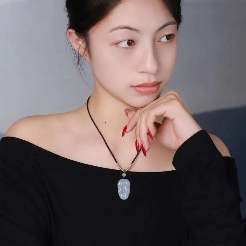 CUIYURIJI Glutinous Jade Necklaces Women's-1