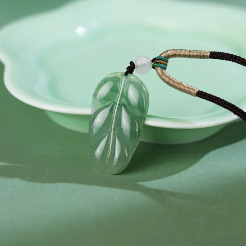 CUIYURIJI Glutinous Jade Necklaces Women's-5