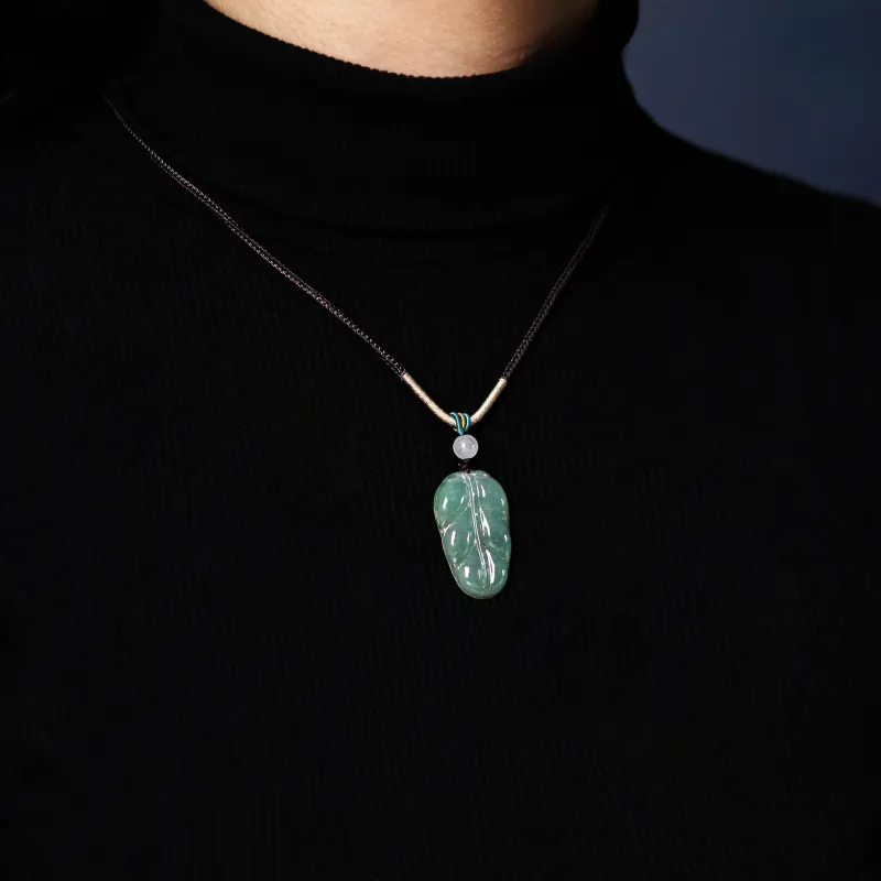 CUIYURIJI Glutinous Jade Jadeite Necklaces Women's-2