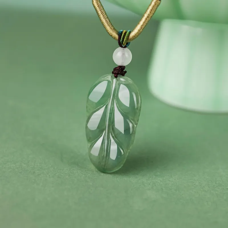 CUIYURIJI Glutinous Jade Jadeite Necklaces Women's-6