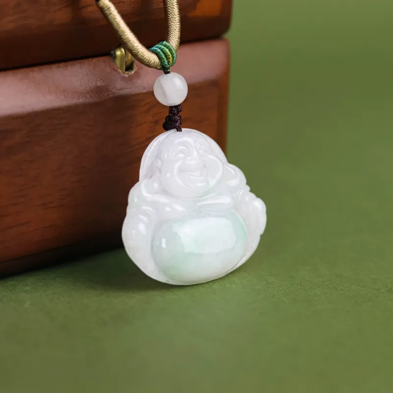 CUIYURIJI Glutinous Jade Jadeite Necklaces Women's-7