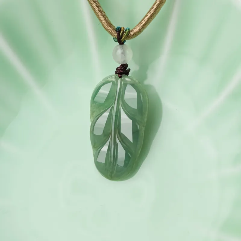 CUIYURIJI Glutinous Jade Jadeite Necklaces Women's-5