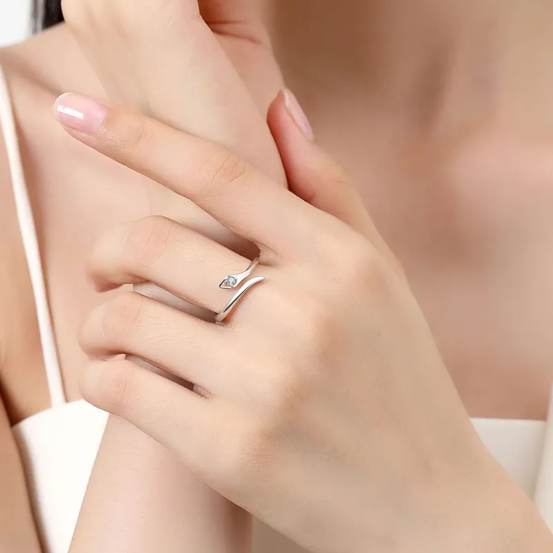 Rui Ge Mei S925 Silver Rings Women's-4
