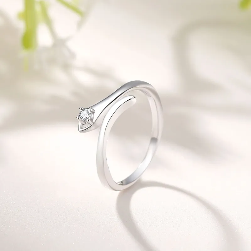 Rui Ge Mei S925 Silver Rings Women's-3