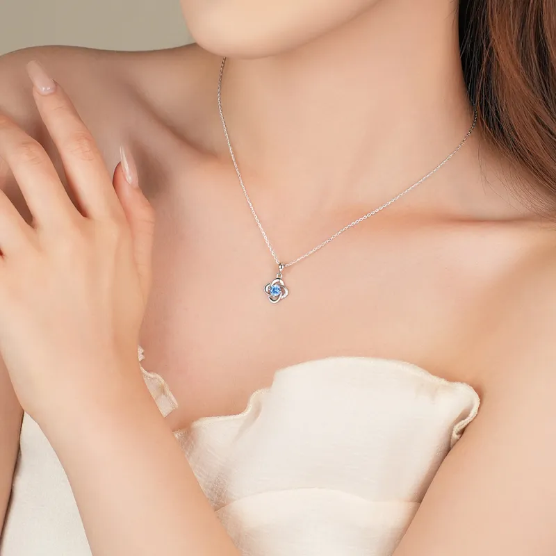 Rui Ge Mei S925 Silver Necklaces Women's-3