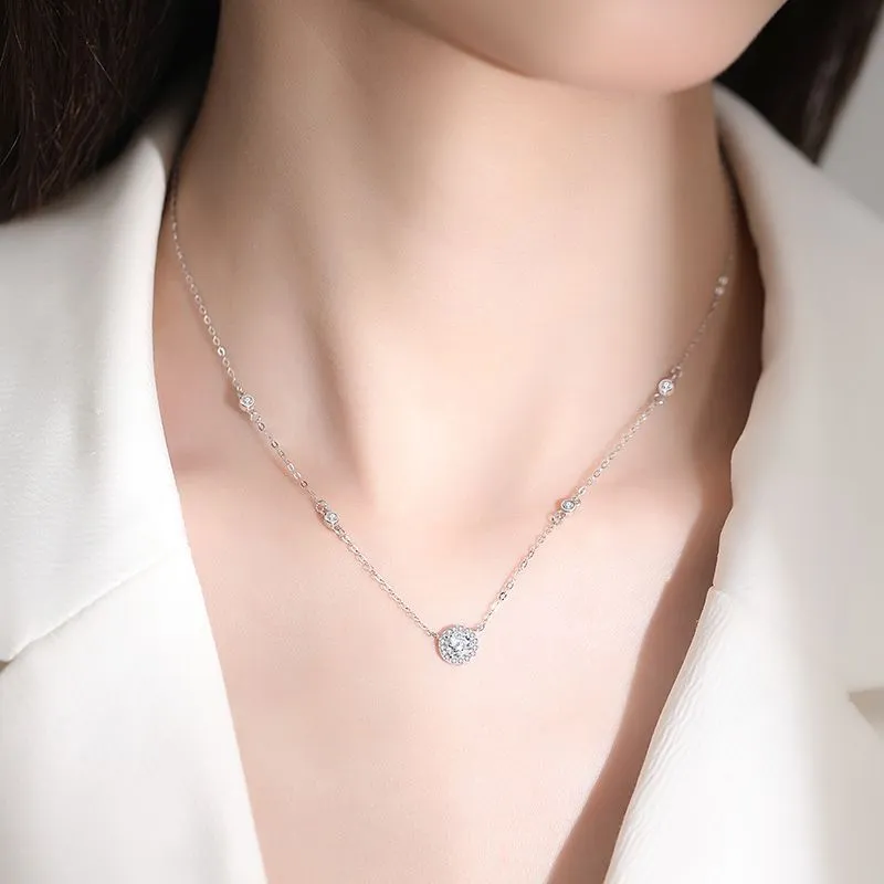 Rui Ge Mei S925 Silver Necklaces Women's-5