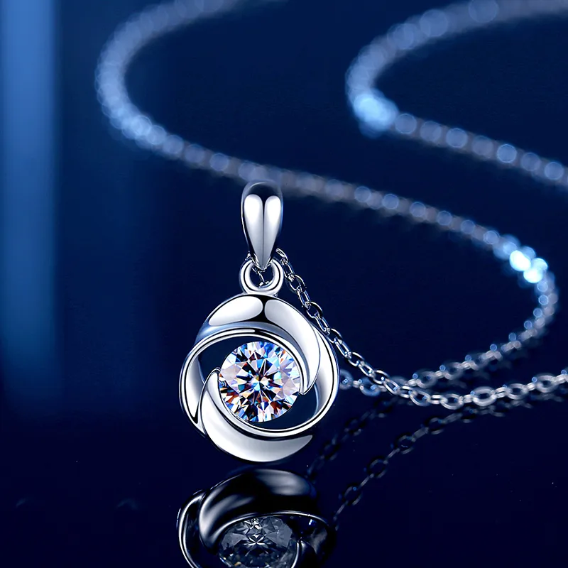 Rui Ge Mei S925 Silver Necklaces Women's-2