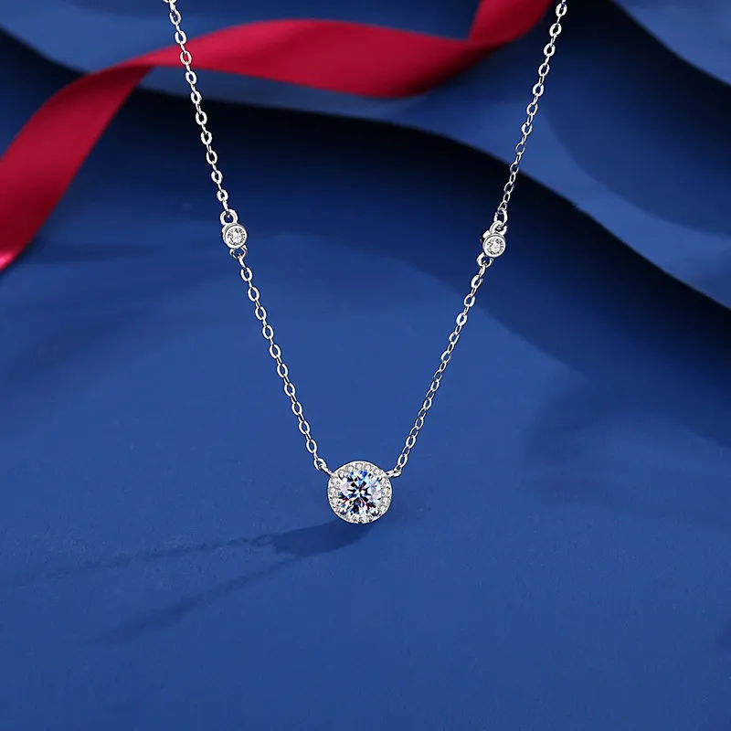 Rui Ge Mei S925 Silver Necklaces Women's-3