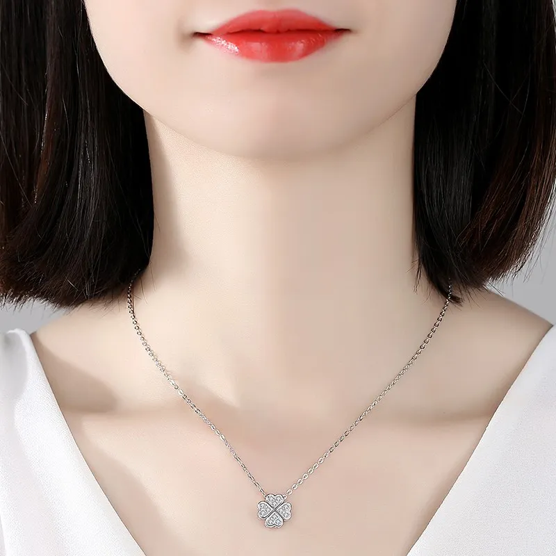 Rui Ge Mei S925 Silver Necklaces Women's-4