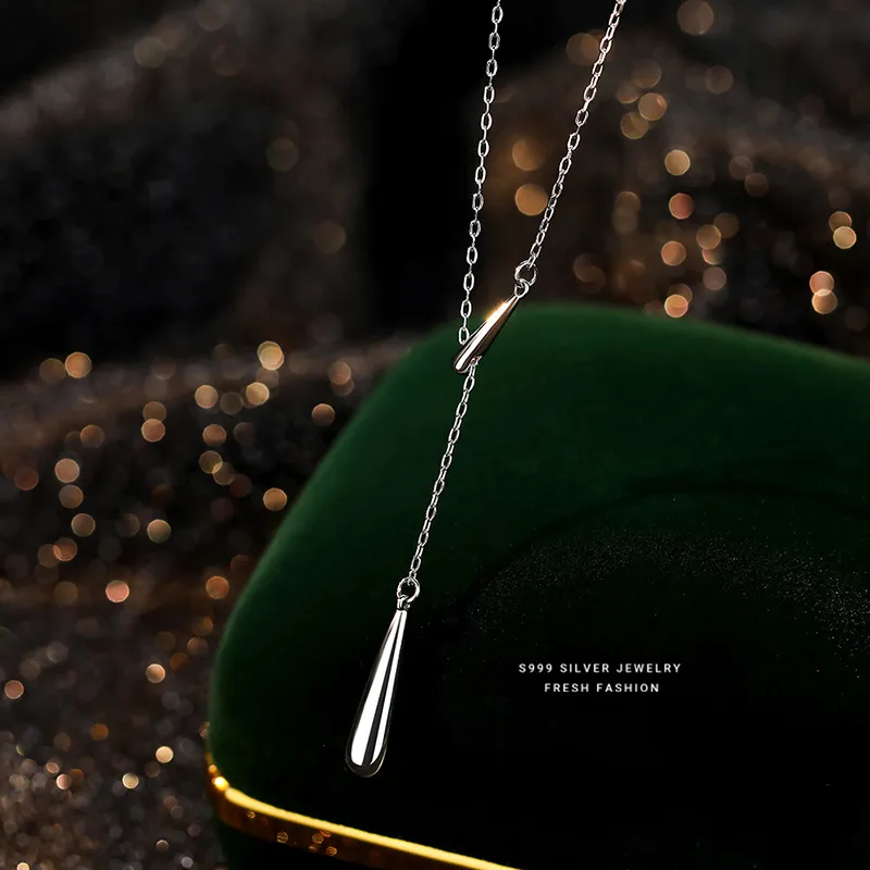 Rui Ge Mei S999 Fine Silver Necklaces Women's-4