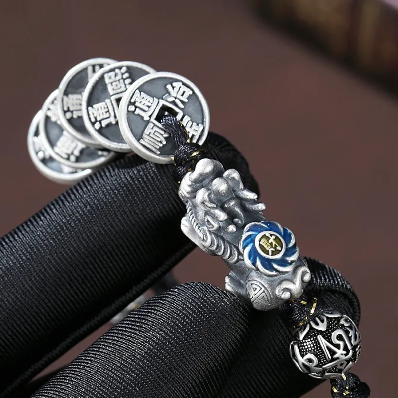 Rui Ge Mei S999 Fine Silver Bracelets Men's-2