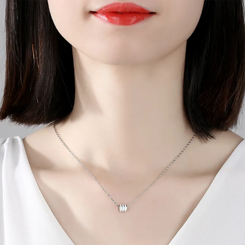 Rui Ge Mei S925 Silver Necklaces Women's-3