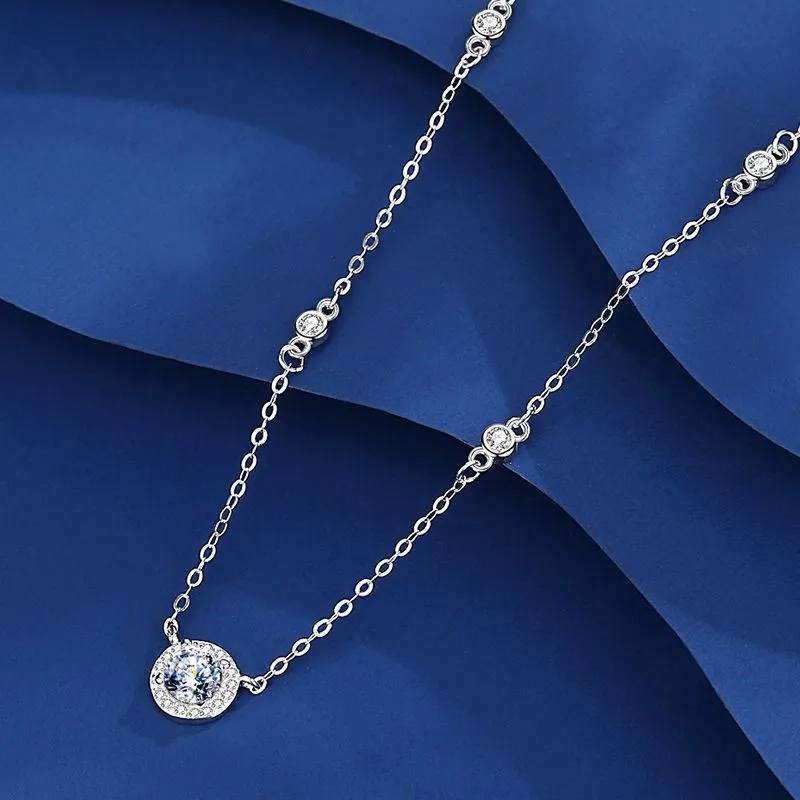 Rui Ge Mei S925 Silver Necklaces Women's-2