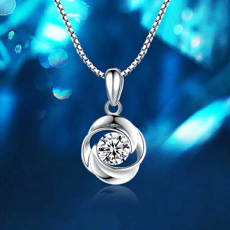 Rui Ge Mei S999 Fine Silver Necklaces Women's-3