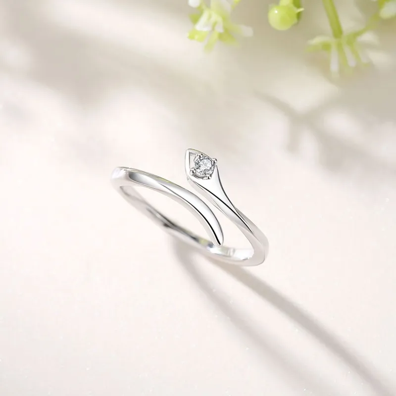 Rui Ge Mei S925 Silver Rings Women's-2