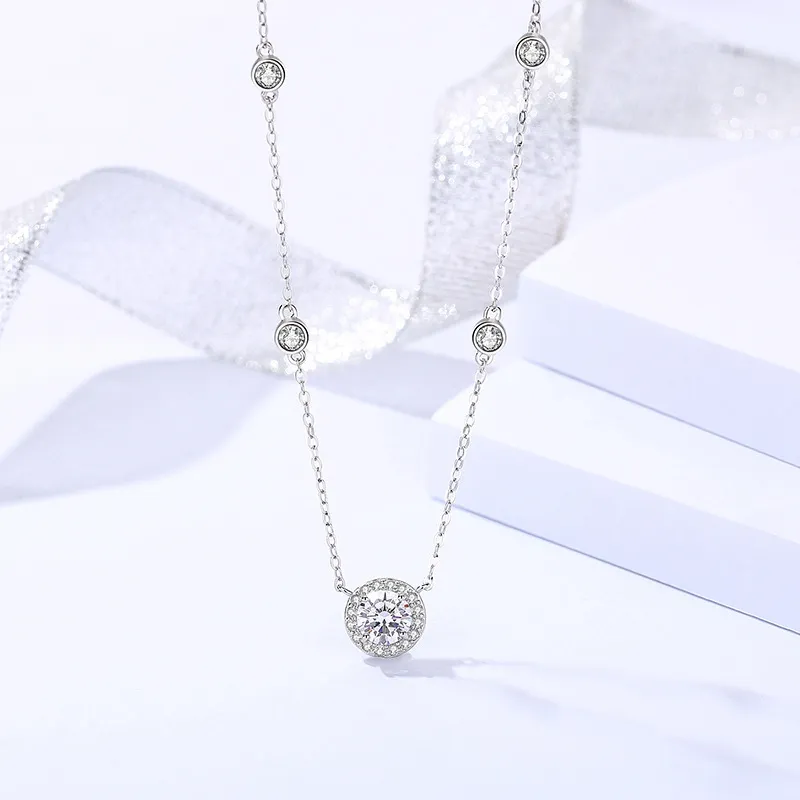 Rui Ge Mei S925 Silver Necklaces Women's-4