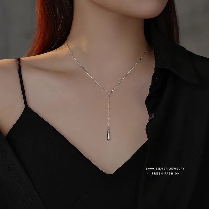 Rui Ge Mei S999 Fine Silver Necklaces Women's-2