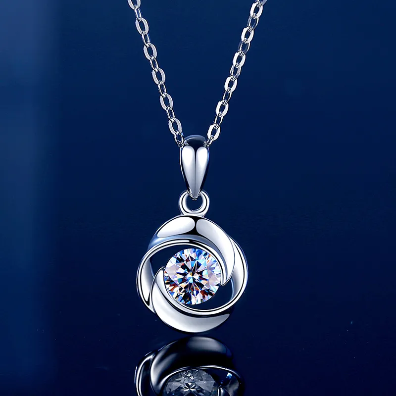 Rui Ge Mei S925 Silver Necklaces Women's-1