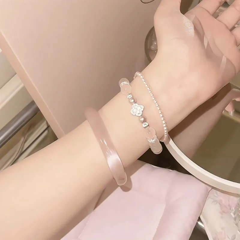 MIGU Glass Cat Eye Bangles Women's-1