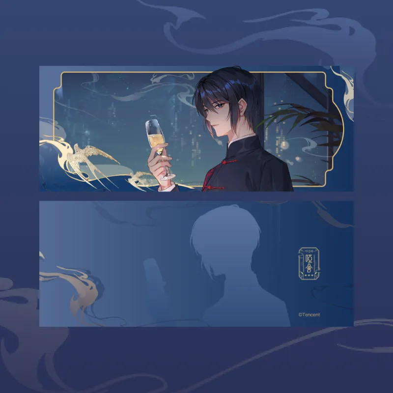 TENGXUNSHIPINCAOCHANGDI Dumb House Collectible Standee/Laser Ticket Acrylic Stands-5