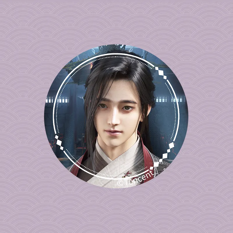 TENGXUNSHIPINCAOCHANGDI Cherished Thoughts Official Merch Reflective Badges-11