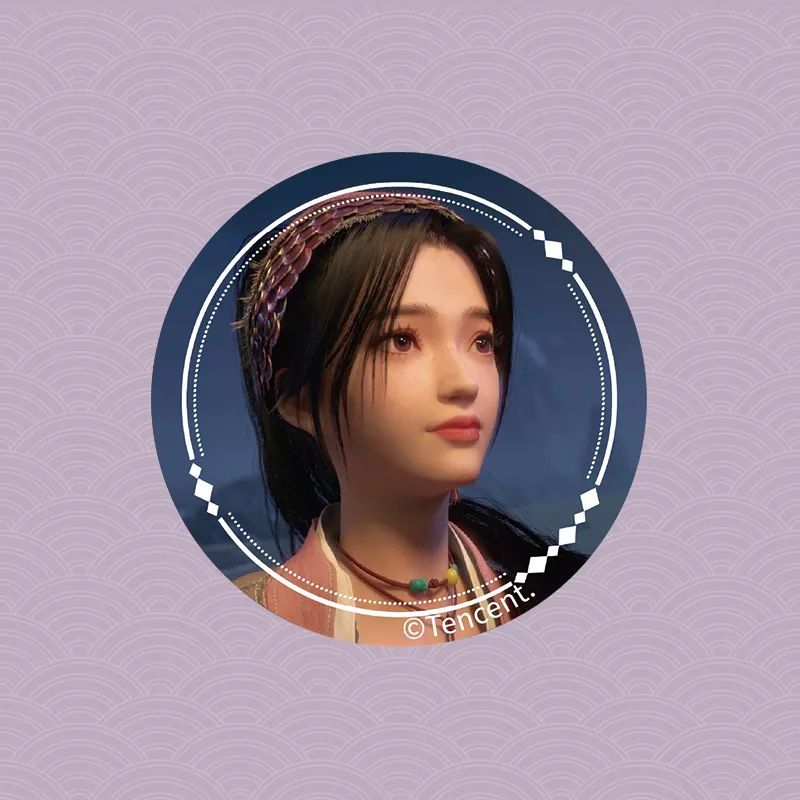 TENGXUNSHIPINCAOCHANGDI Cherished Thoughts Official Merch Reflective Badges-3