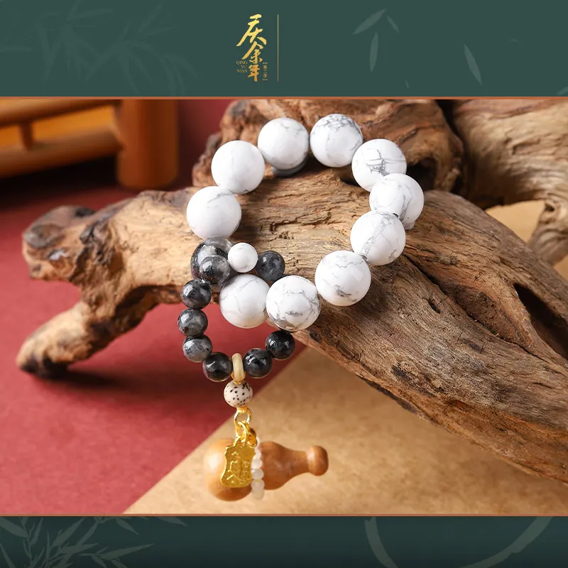 TENGXUNSHIPINCAOCHANGDI The Second Season Of 'Qing Yu Year' Alloy Faux Crystal Bracelet Rope Bracelets-1