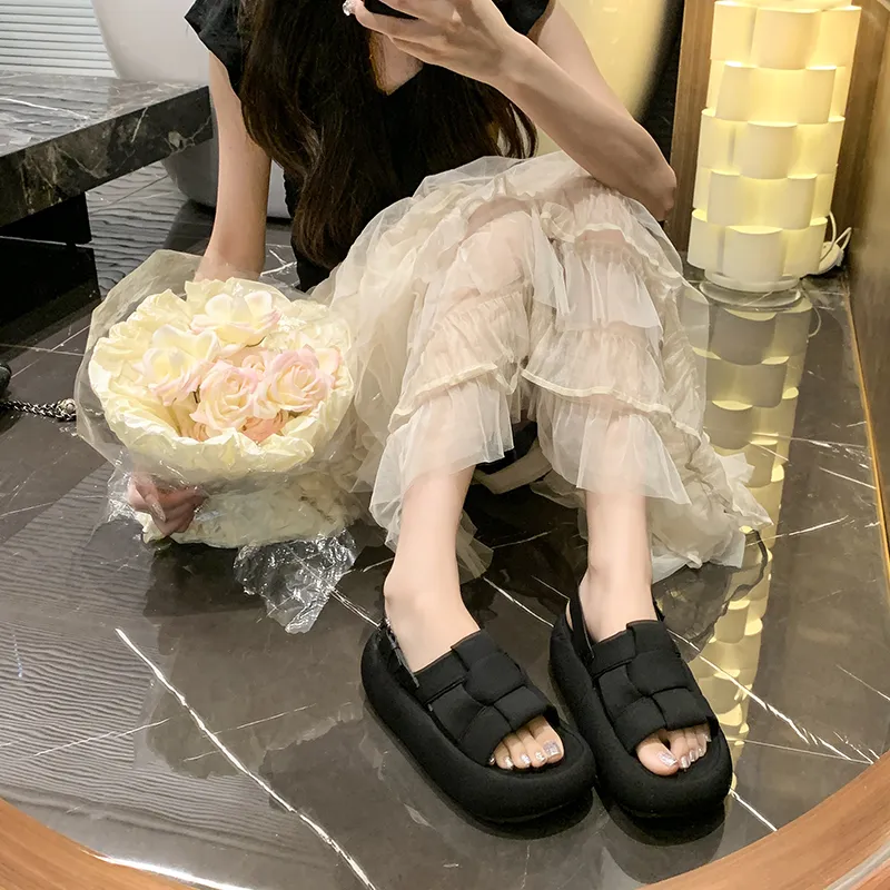 Yang Nianhua Quiet Slip Resistant Abrasion Resistant Slide Slippers Women's-1