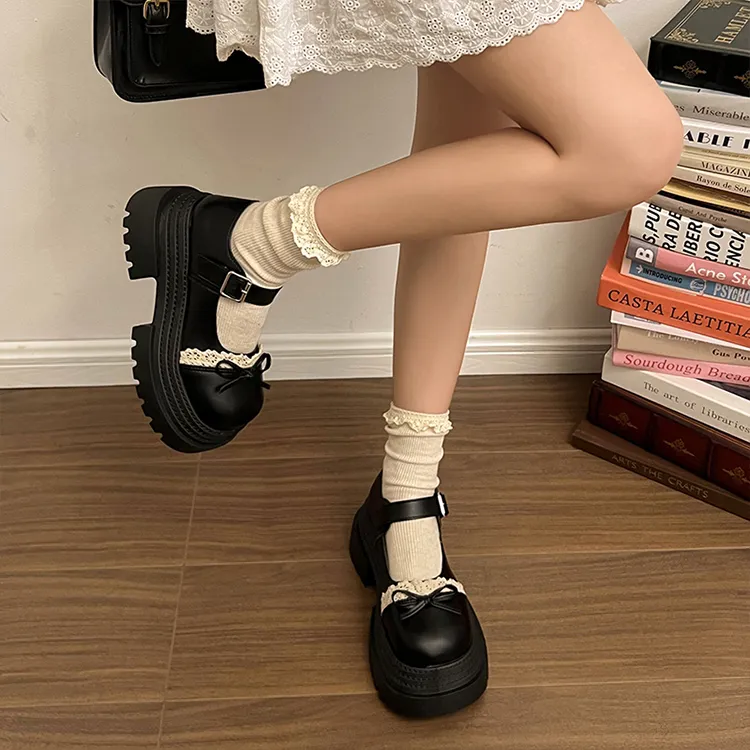 Yang Nianhua Loafers Women's Black-5