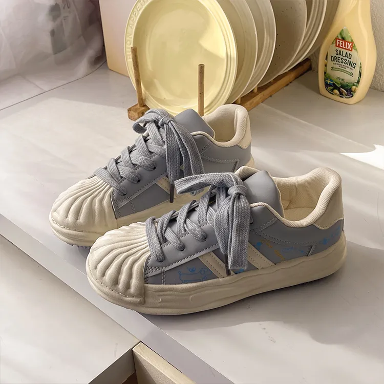 Yang Nianhua Anti-Slip Wear-Resistant Low-Top Skateboard Shoes Women's-2