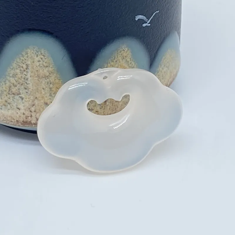 ZUNCAI Chalcedony Jade Necklaces Unisex-4