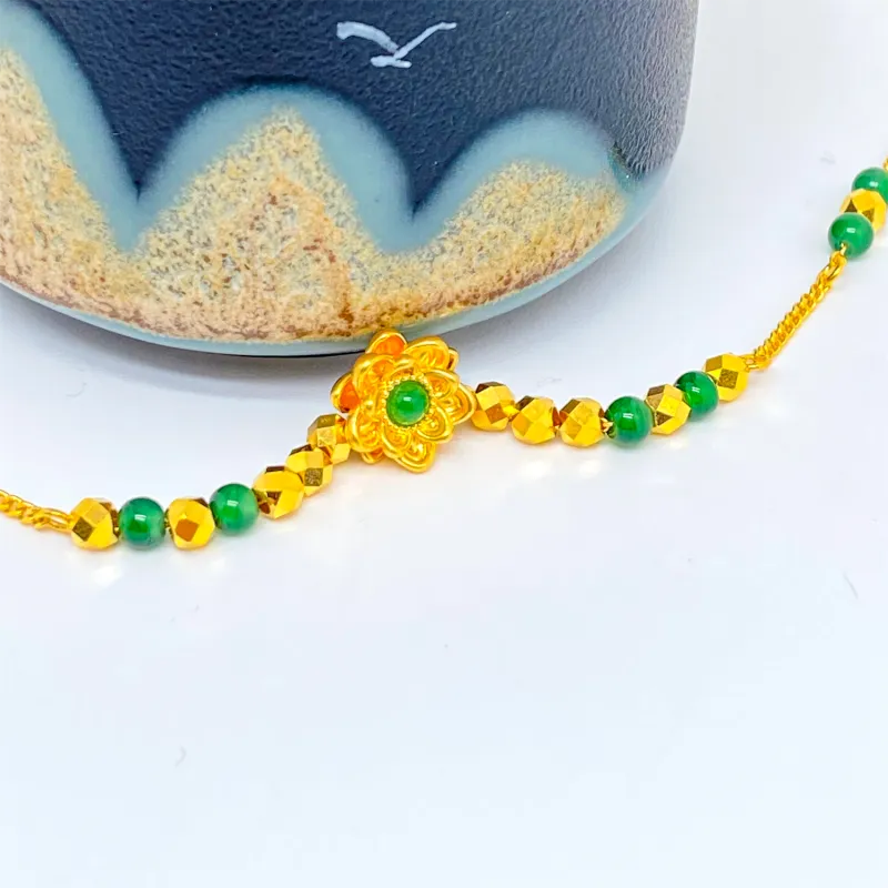 ZUNCAI Ice Glutinous Jadeite Bracelets Women's-3