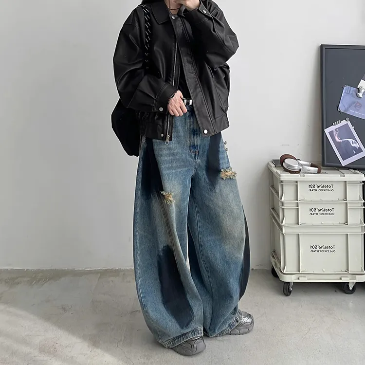ORMY Jeans Unisex Blue-3